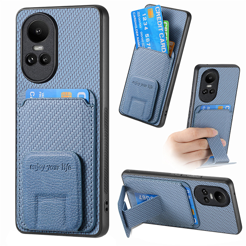 隐形折叠支架适用oppoReno11手机壳带支架reno10/13pro卡套opop卡包reno8t插卡7门禁卡6新款14可放卡男女外壳