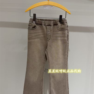 26春男女童jnbybyjnby1Q1E12550修身 现货小江南童 牛仔九分喇叭裤