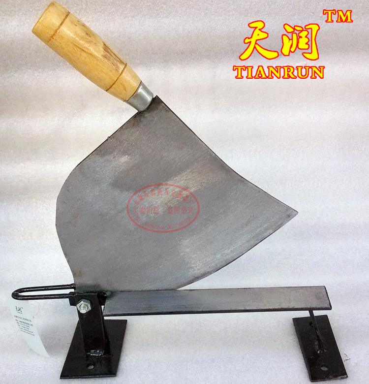 全钢药刀手工切药中草药厨房食品铡刀药材切片切鱼胶灵芝鹿茸