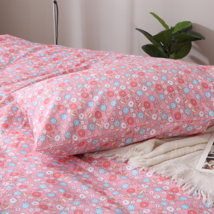 100纯棉枕套枕头套成人单人枕皮可定做田园风 小碎花枕套集合