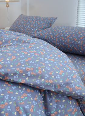 女文艺 秋冬纯棉被套单件150x200x230全棉被罩220x240小碎花耐脏