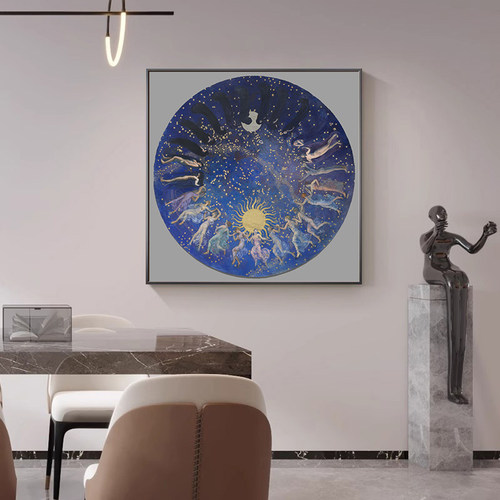 《The Hours》世界名画北欧艺术挂画玄关装饰画客厅墙画餐厅壁画