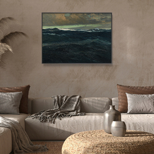 《深渊》贾德·沃夫大海风景挂画客厅书房装饰画玄关墙画餐厅壁画