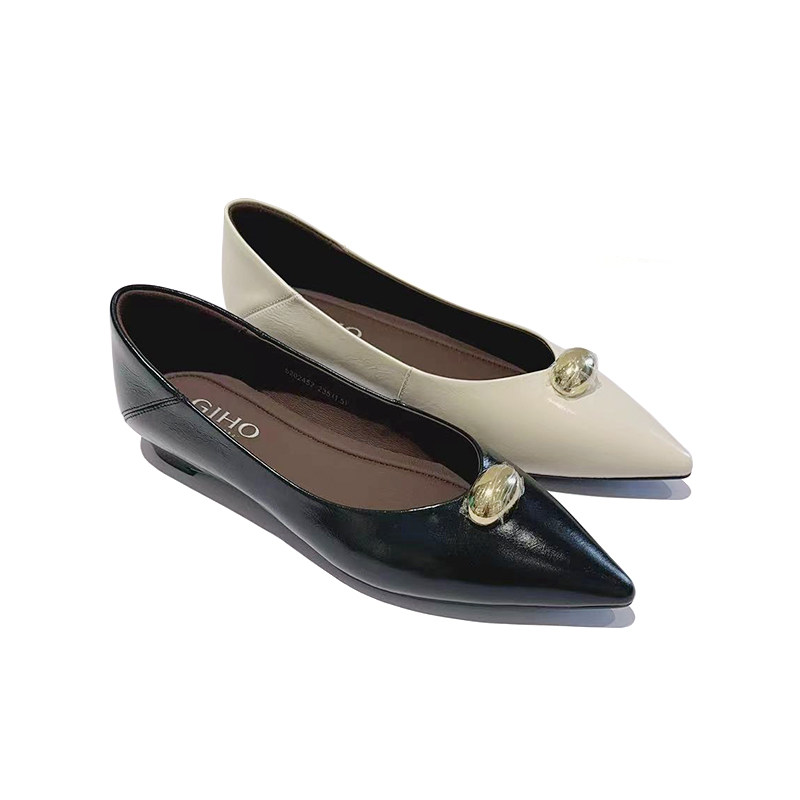 杰豪女鞋真皮气质单鞋女2024新款通勤工作鞋软底妈妈鞋通勤工作鞋,女鞋,浅口单鞋,淘宝优惠券,粉丝福利购,淘宝优惠卷