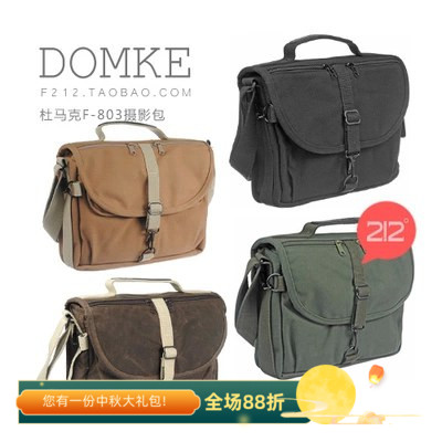 美国Domke杜马克F-803单反相机经典帆布书包型侧背包摄影包热卖