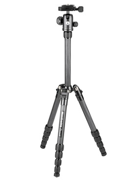 曼富图Element系列相机碳纤维三脚架MKELES5CF-BH微单反折便携式