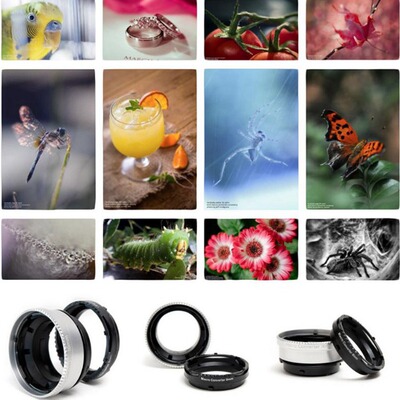 美国镜头宝贝Lensbaby Macro Converters微距近摄转接环8mm/16mm