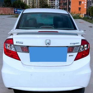 适用于06-15款本田思域尾翼 八代九代9.5代 思域改装运动烤漆尾翼