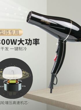 御风之神8877专业电吹风机发廊理发店大功率定型冷热风吹筒