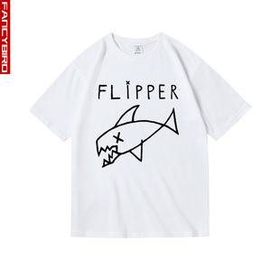 KurtCobain柯特科本同款nirvana涅槃盘摇滚周边纯棉短半袖T恤男女