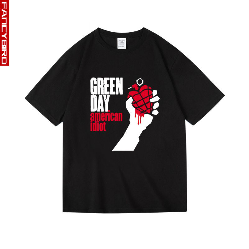 朋克美国乐队摇滚纯棉中性款衣服