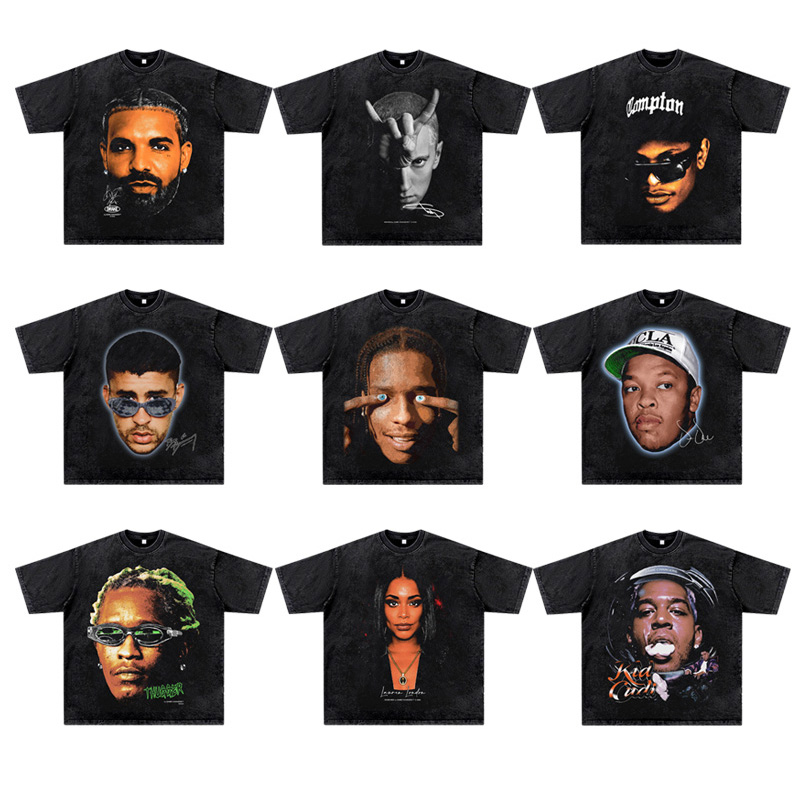 时尚潮流，舒适落肩T恤