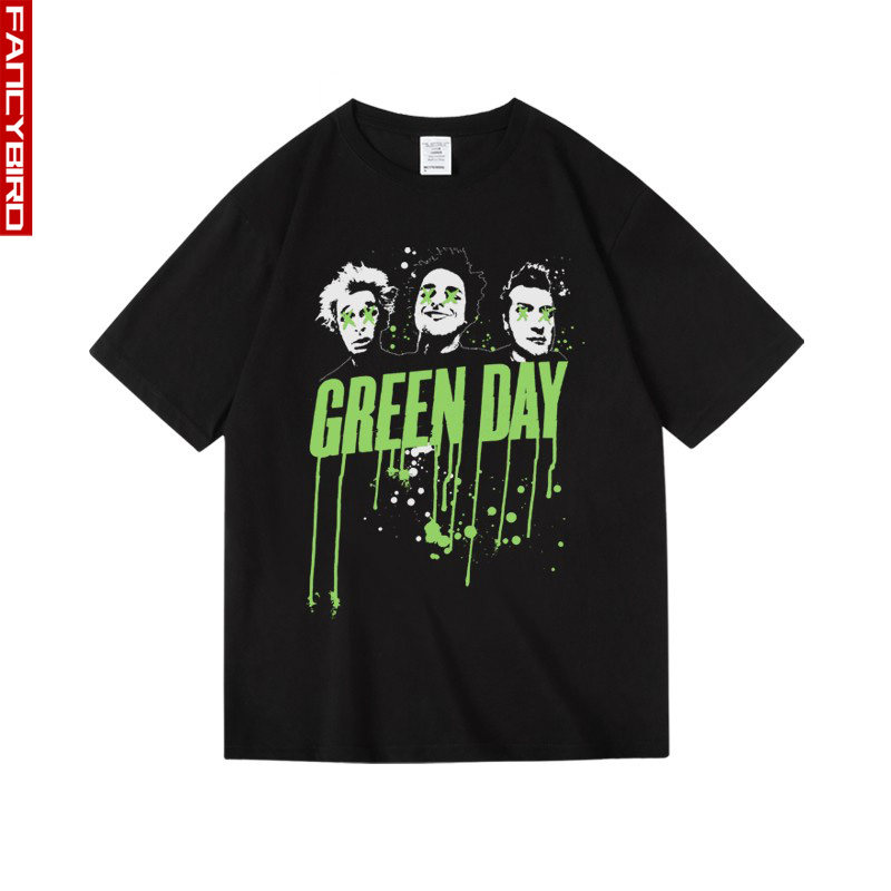 美国摇滚乐队纯棉中性款半袖衣服