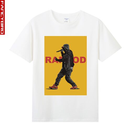 纯棉短半袖男女T恤欧美说唱hiphop嘻哈eminem埃米纳姆爷rapgod