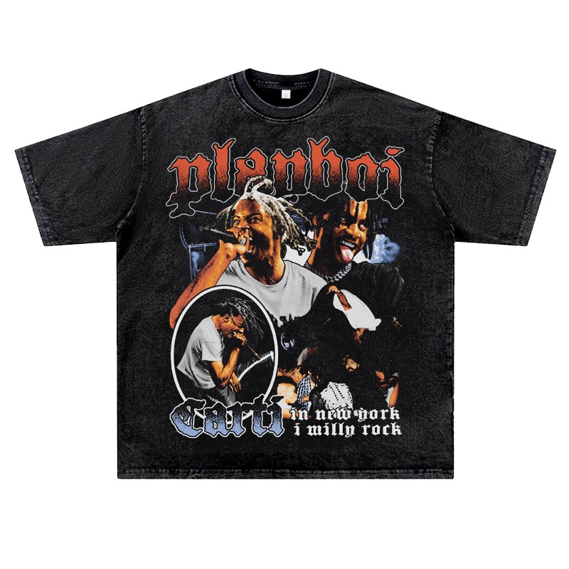 时尚潮流，舒适落肩T恤