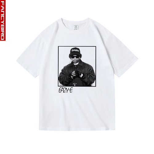 eazy-e西海岸nwa匪帮说唱嘻哈饶舌hiphopT恤潮牌宽松短袖男女中性