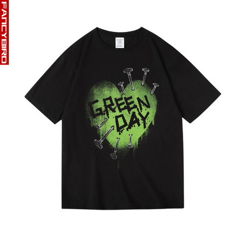 greenday绿日摇滚周边纯棉半袖