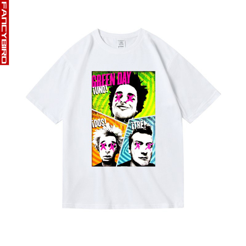 朋克美国乐队纯棉半袖中性款衣服