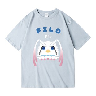 日系卡通动漫二次元盾之勇者成名录菲洛鸟周边短袖T恤男女夏季