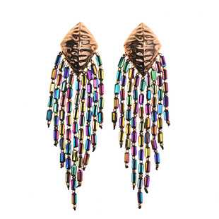 欧美耳环配饰新品合金镶钻耳环女派对