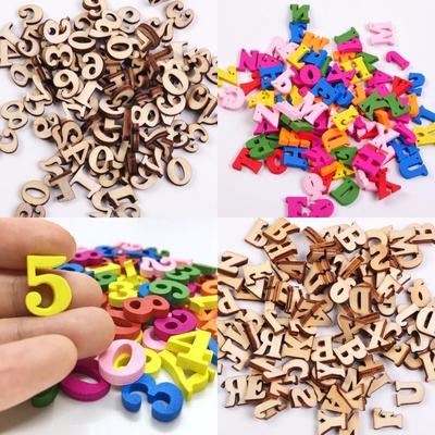 26个混装英文字母木片