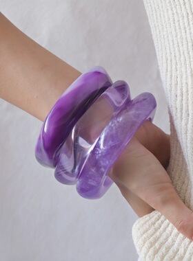 亚克力手镯女轻奢小众设计高级感