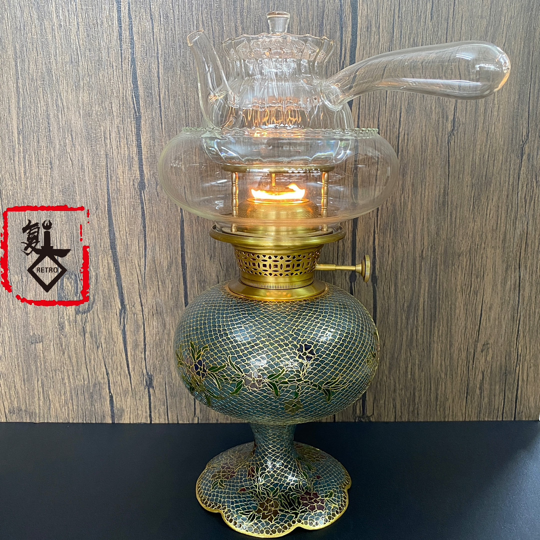 精品琉璃茶灯空气灯中式煮茶炉