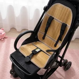 适用博格步婴儿推车竹席凉席垫