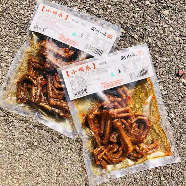 湖南特产果果哆哩 品小样网红锁鲜小鸭爪鲜卤香辣零食送礼100克,零食/坚果/特产,鸭肉零食,淘宝优惠券,粉丝福利购,淘宝优惠卷