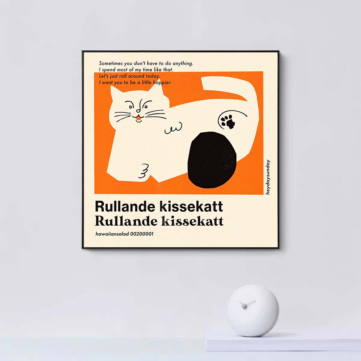 可爱喵星人 韩国插画师 宠物波普艺术海报 装饰画