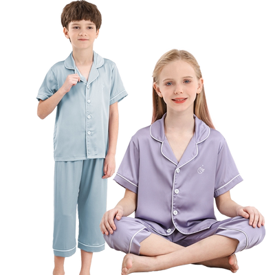南极人仿真丝夏季家居服套装