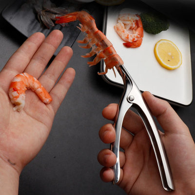 剥虾器 304不锈钢家用拨虾神器吃虾扒虾壳取虾肉器创意厨房小工具