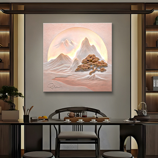 新款现代轻奢入户玄关装饰画 画高端大气饭厅挂画 画高级感客厅立