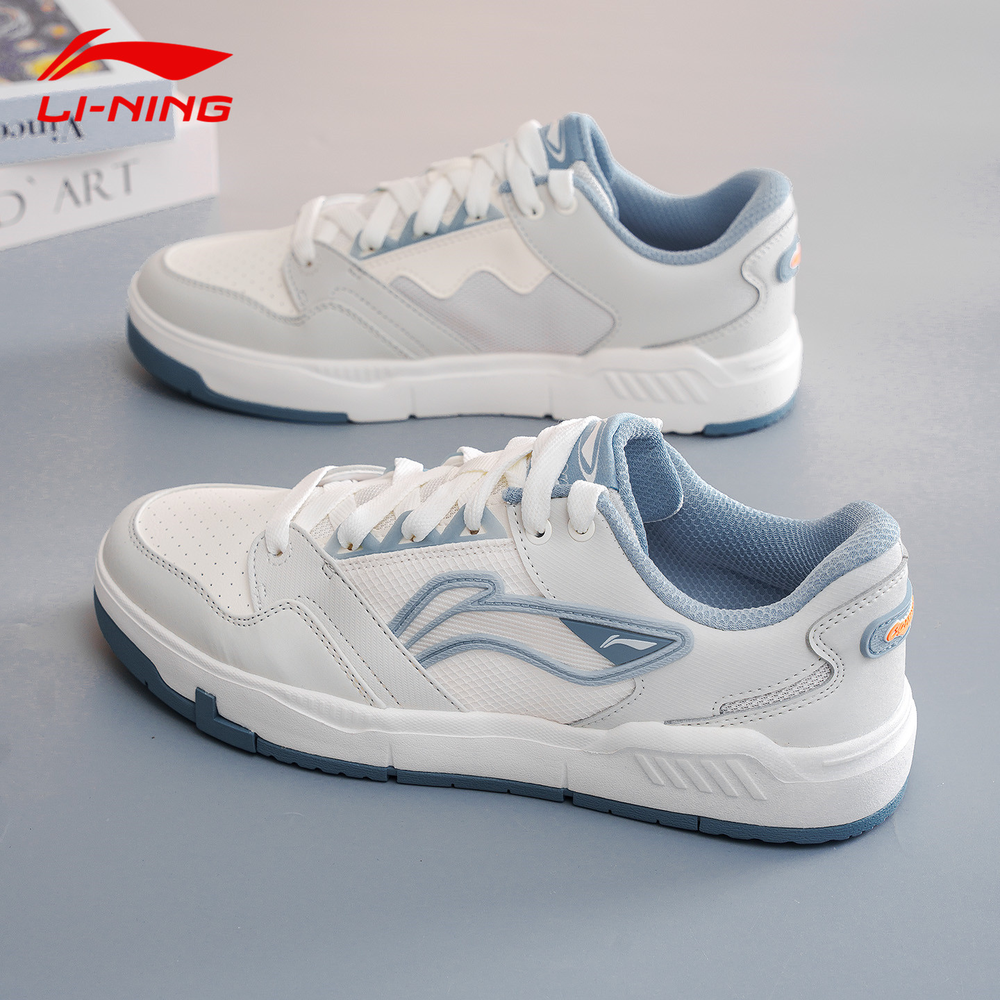 李宁COMMOM80s男子舒适软弹板鞋