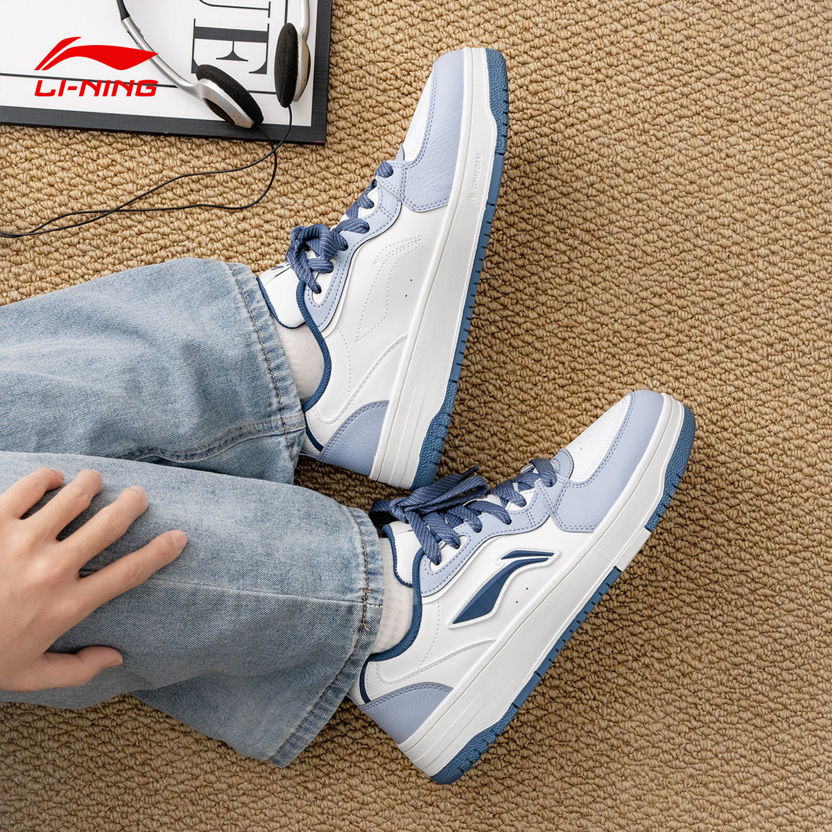 李宁天迹SOFT休闲鞋男鞋复古经典舒适板鞋秋冬新款低帮运动鞋子潮,运动鞋new,板鞋,淘宝优惠券,粉丝福利购,淘宝优惠卷
