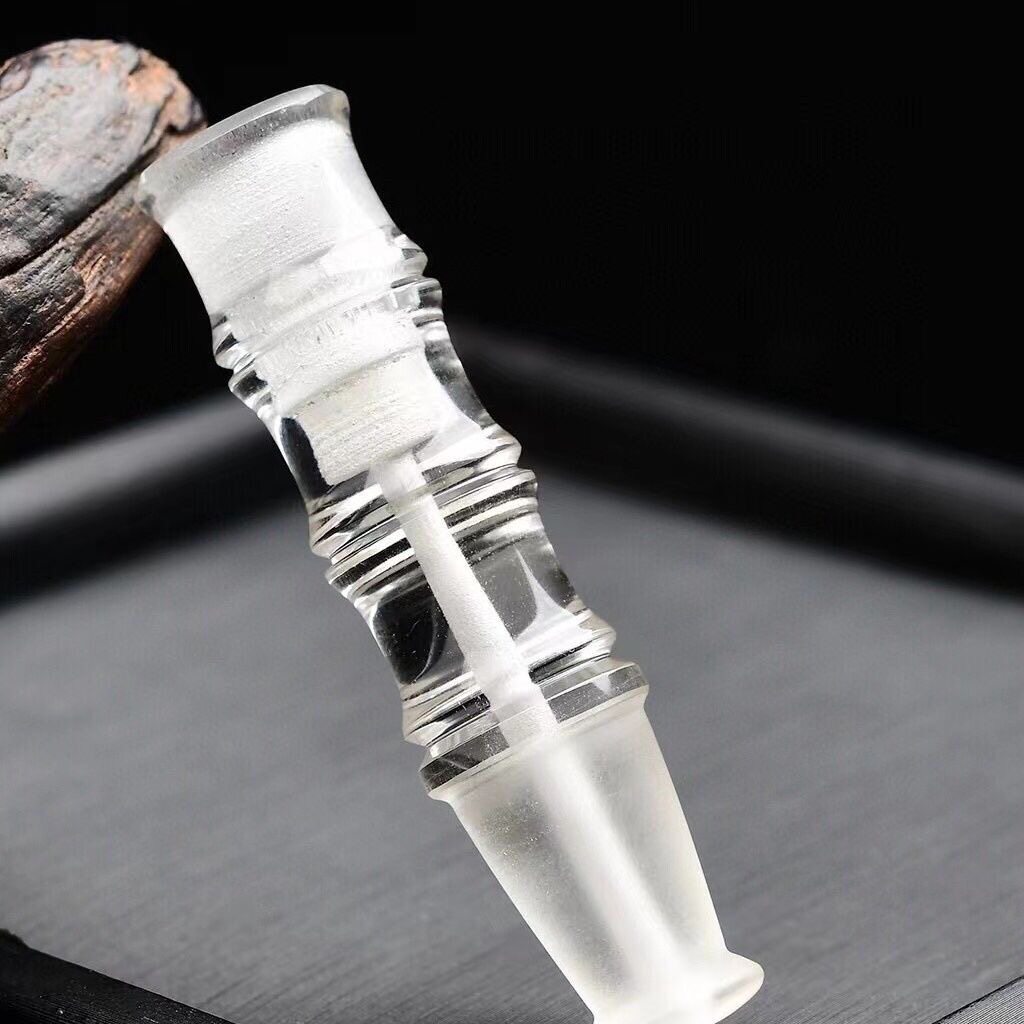 天然白水晶烟嘴生活过滤烟嘴男士礼品