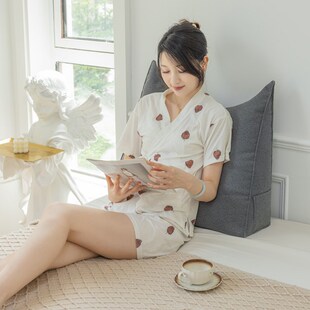 速发小犄角护雪靠尔靠枕床头护颈孕妇床上腰部支撑靠垫 腰尼背垫