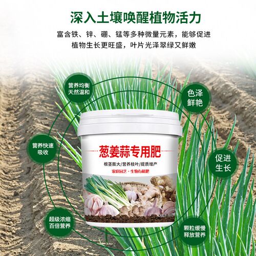 现货葱姜蒜e专用肥颗粒缓释型有机肥料增根壮苗丰产不伤根四季通