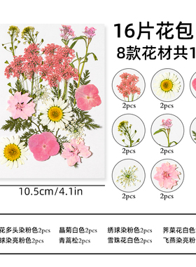 速发真花干燥花材料滴胶手机保护壳手工书扇贺卡团签压花玫瑰干燥