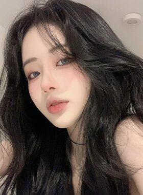 现货速发小鱼苗黑色假发长卷发法式慵懒卷大波浪中分八字刘海全头