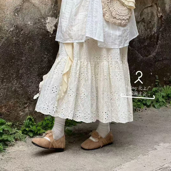 波西米亚中长款半身裙