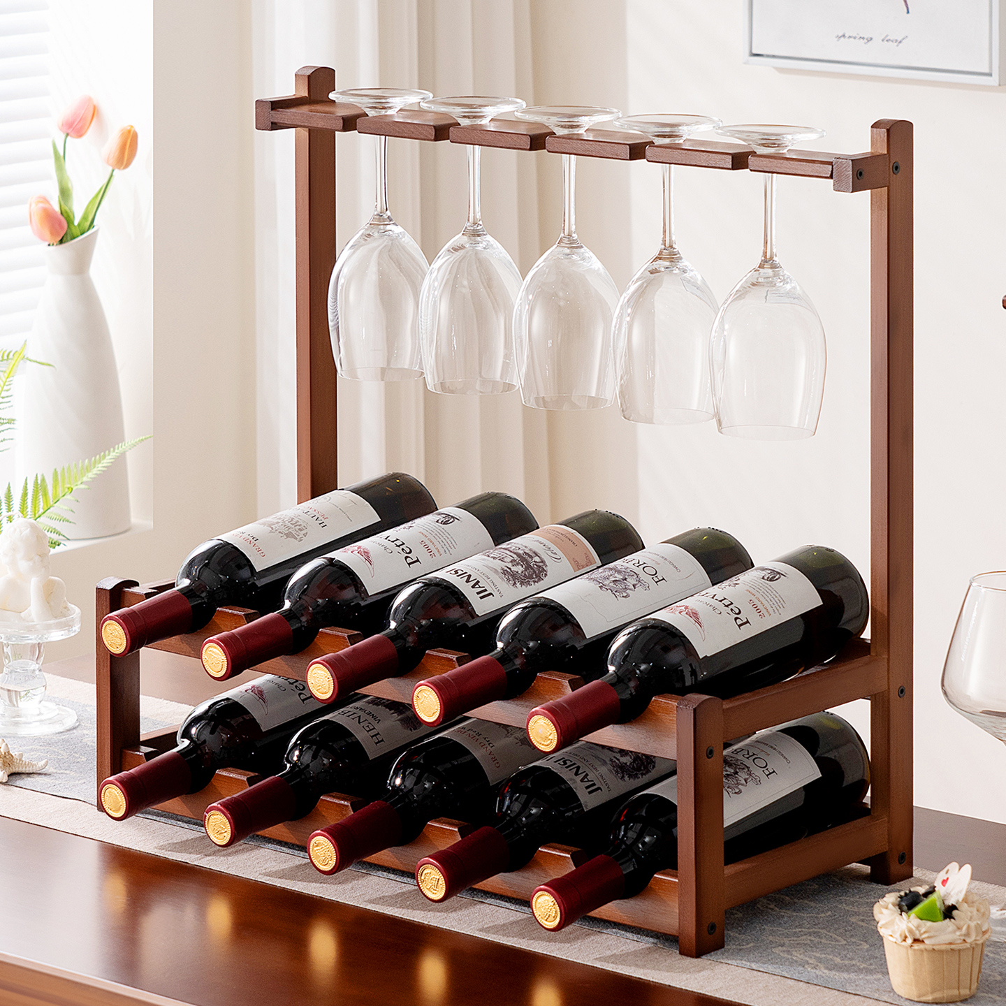 红酒架子家用葡萄酒架摆件