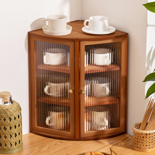 水杯子收纳置物架桌面杯架马克杯水吧咖啡多层茶具储物家用餐边柜