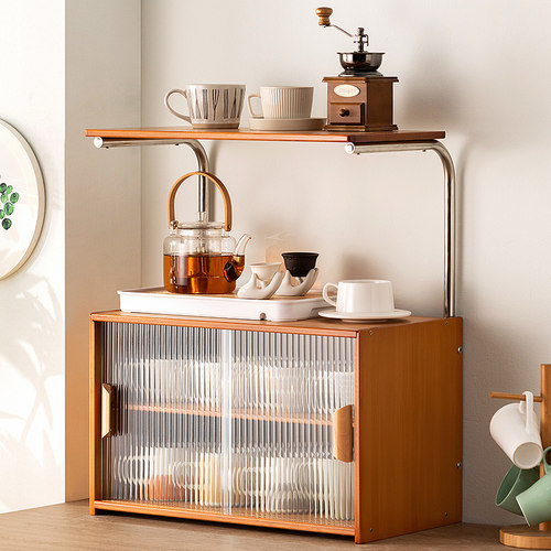 木马人防尘杯子收纳置物架杯架