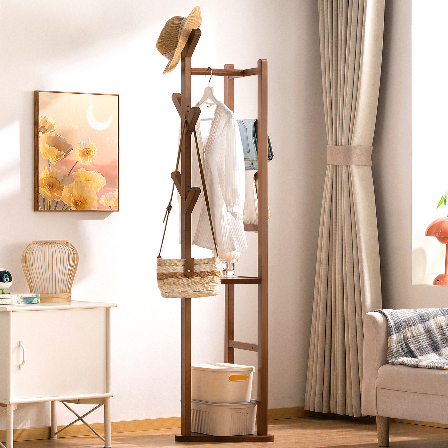 挂衣架落地式卧室衣帽架子