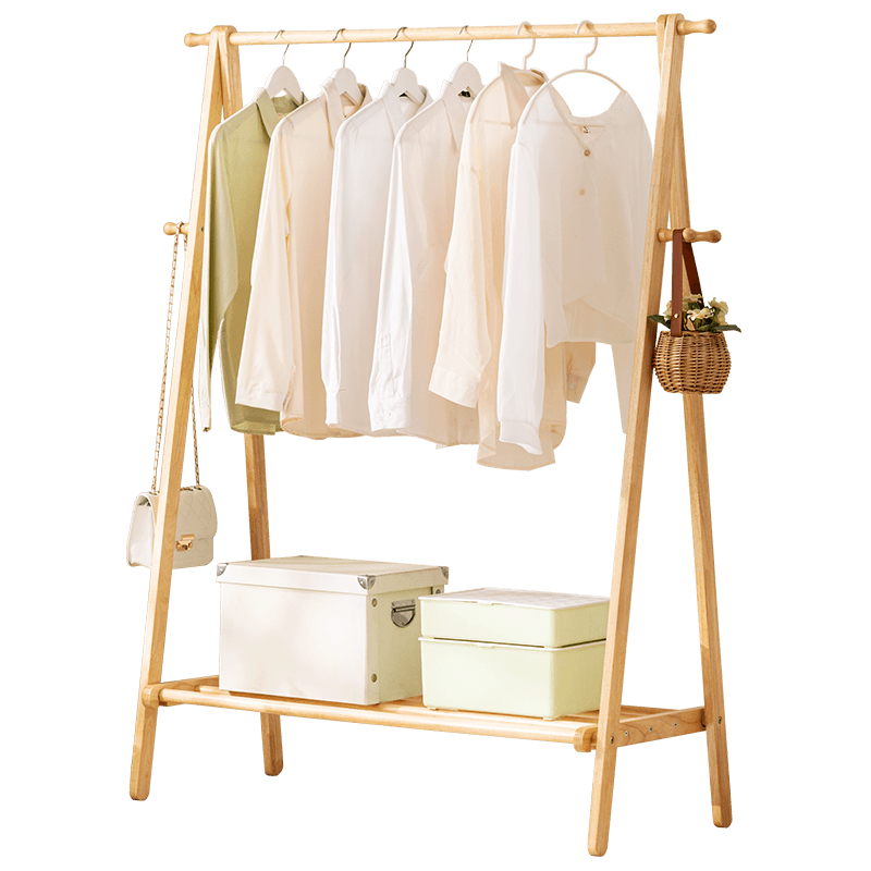 木马人挂衣架落地式衣帽架