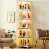 模型展示柜压克力展示架非玻璃化妆品产品小型陈列柜子家用烟货架