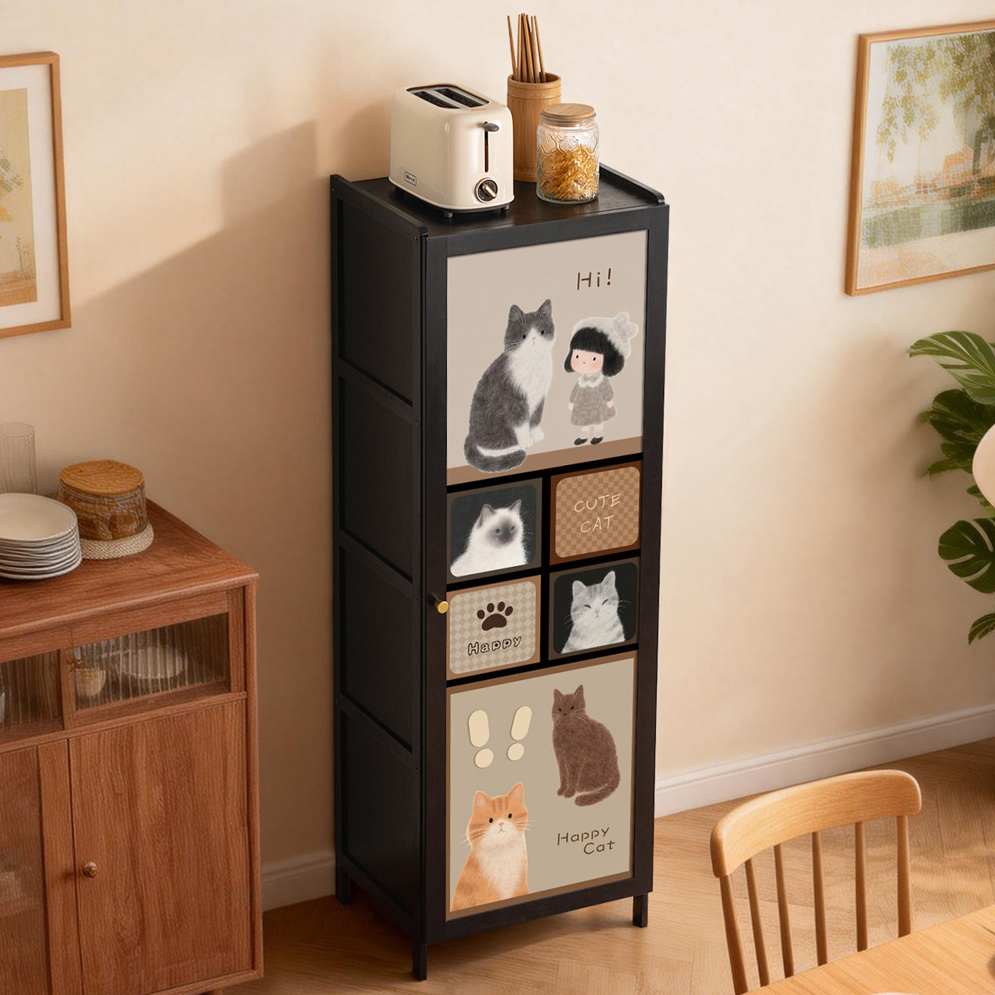 厨房多功能置物架子新款落地调料品收纳多层家用碗碟微波炉餐边柜,厨房/烹饪用具,厨房置物架/置物柜/角架,淘宝优惠券,粉丝福利购,淘宝优惠卷