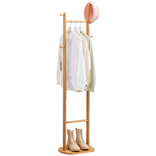 木马人衣架子家用挂衣收纳儿童衣服置物收纳神器宿舍多功能非实木
