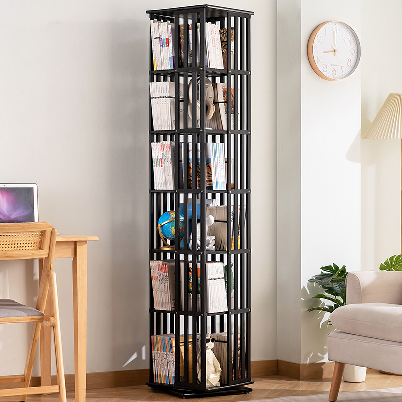 旋转书架落地置物架书柜子家用储物儿童客厅格子展示简易卧室收纳,住宅家具,书架,淘宝优惠券,粉丝福利购,淘宝优惠卷